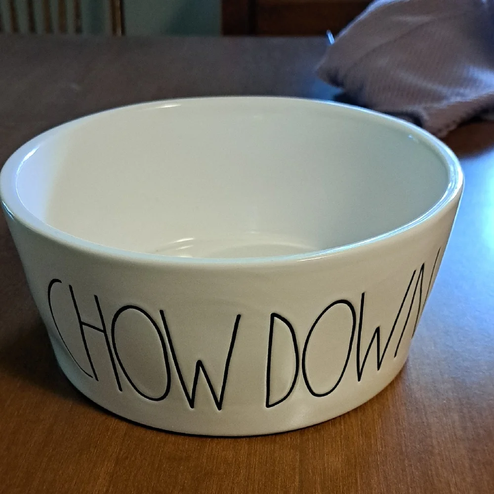 Rae Dunn Artisan Collection Dog Ceramic Bowl